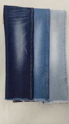 98% Baumwolle 2% Elasthan DARK INDIGO 12+11*16/55D Elastischer Denim-Stoff JSD1013-1 für Modejeans