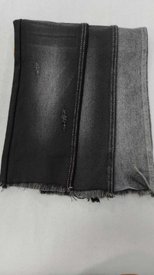 9.9 Unzen,76.2%Baumwolle Schwarz/Schwarz 7+7x8/40 Hochwertiges Denimgewebe JSD3209A für Modejeans