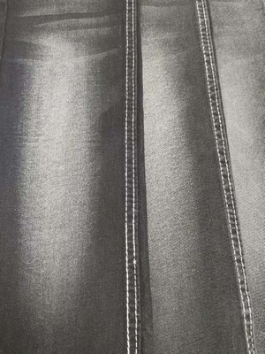 Gute Qualität Stretchy Komfort Schwarz/Schwarz Denim Stoff mit 12*21/40+70 Konstruktion JSD3083A für Damen Jeans